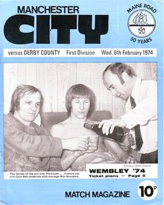 Manchester City v Derby County 1973/74